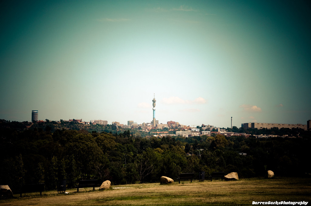 Johannesburg skyline at dusk representing regional business opportunity